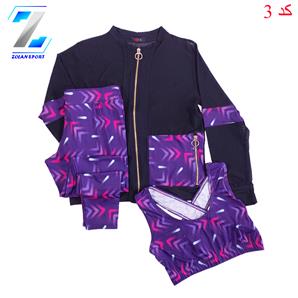 ست سه تیکه {دارای سویشرت توردار} کد 3925