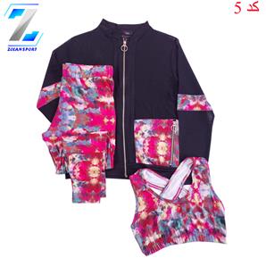 ست سه تیکه {دارای سویشرت توردار} کد 3925