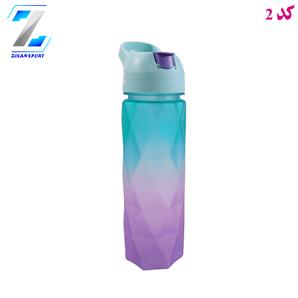 قمقمه طرح لوزی نی دار دو رنگ